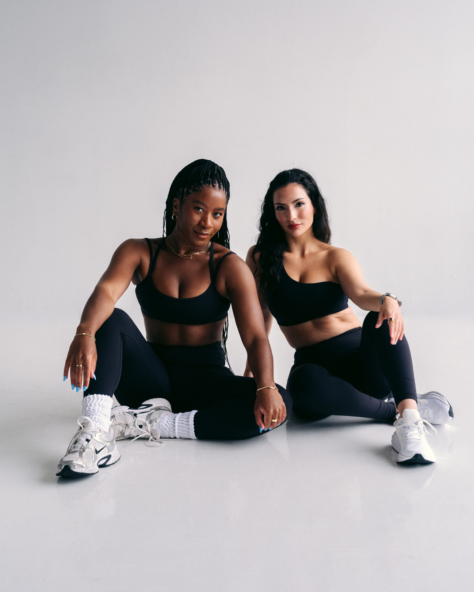 Two Linked Fitness instructors in studio